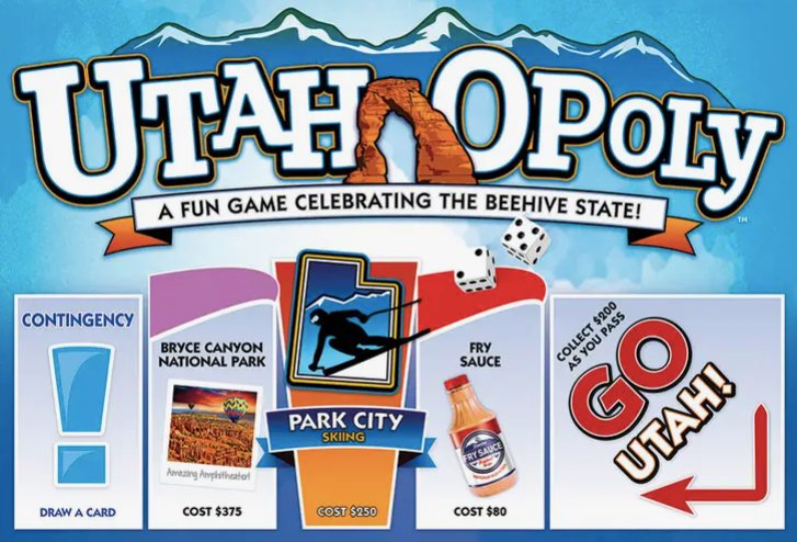 Utah-Opoly (State) Board Game