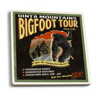 Ceramic Coaster Unita Mountains Bigfoot Tour