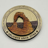 Engraved Wood Magnet