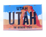 Magnet Utah License Plate
