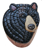 Wood Puzzle Box Black Bear