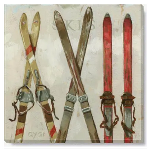 Skis Giclee Wall