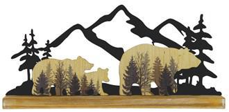 Bear Mountain Scene 16" wide
