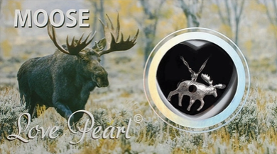 Moose Love Pearl Necklaces (mm)