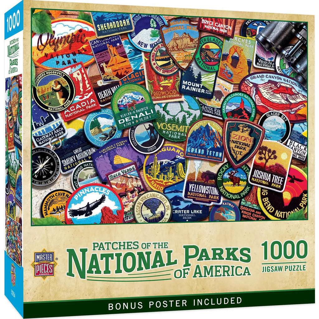 Patches of the National Parks 1000 Piece Puzzle