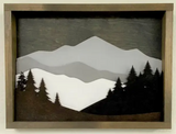3D Winter Mountain Scene