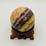 Wildfire Bubble Opal Sphere 250