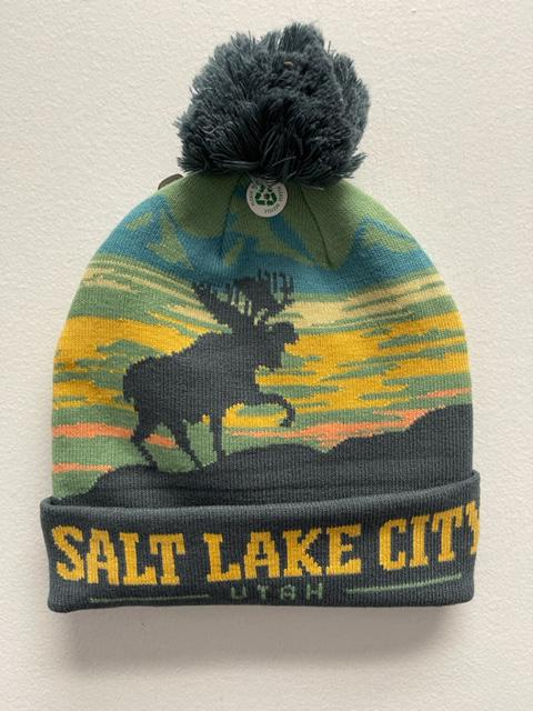 
            
                Load image into Gallery viewer, Salt Lake City Moose PomPom Beanie
            
        