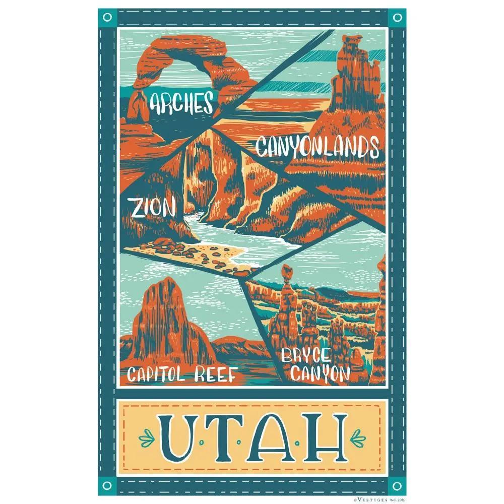 Tea Towel Vestige Utah National Parks