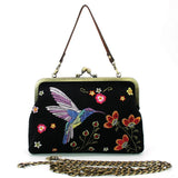 Hummingbird Kiss Lock Handbag