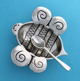 Bee Salt Cellar with Spoon