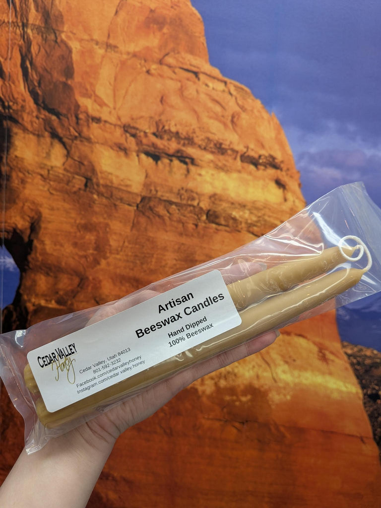 Beeswax Taper Candles