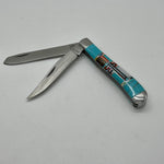 Turquoise Inlay Blade Knife