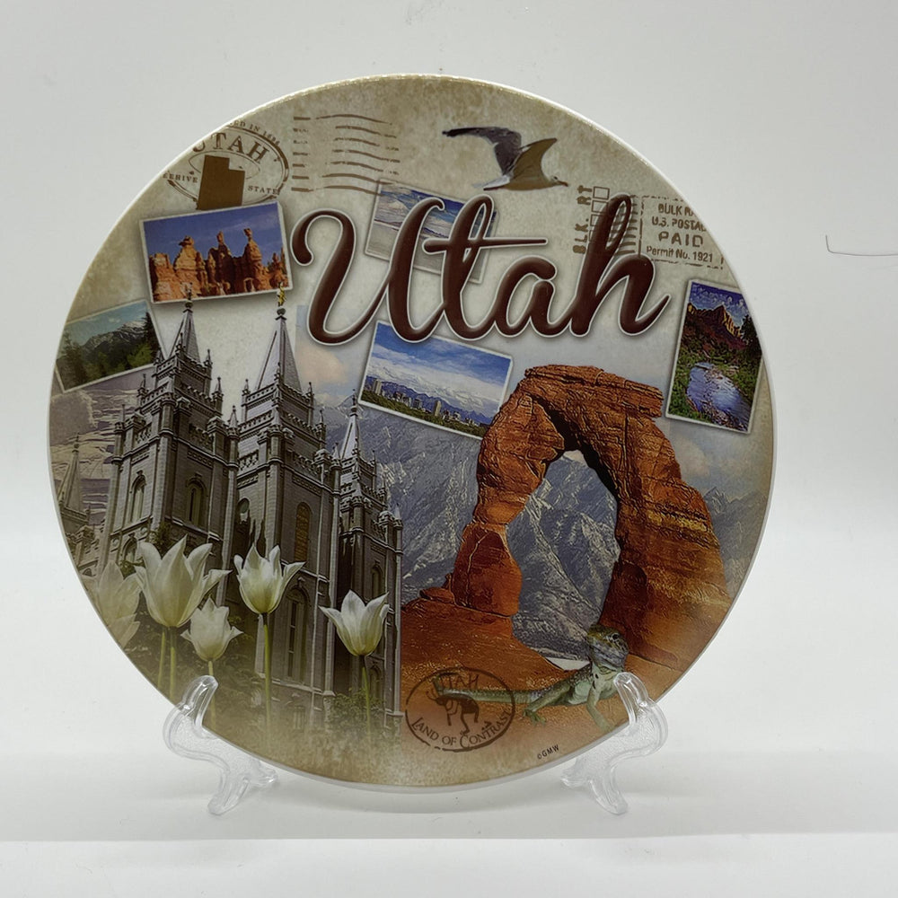Utah Souvenir Plate