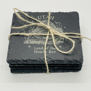 Slate Coaster Set