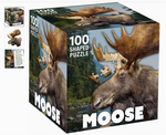 Moose 100 Piece Shaped Jigsaw Puzzle