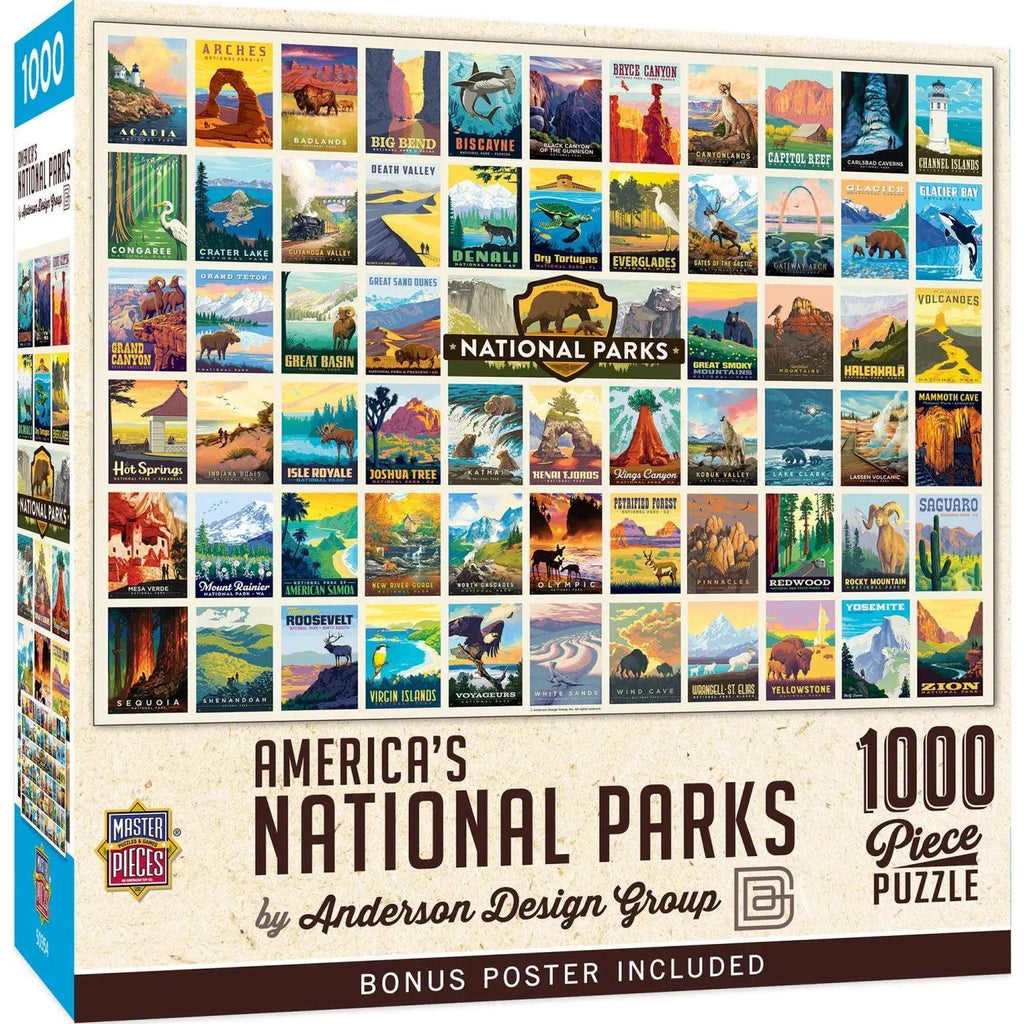 National Parks By Anderson Design Group 1000 Piece Puzzle