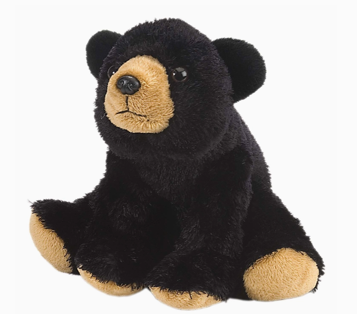 Black Bear Stuffed Animal 8" WR