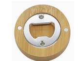 Bamboo Bottle Opener Magnet
