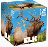 Elk 100 Piece Shaped Jigsaw Puzzle