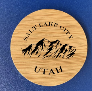 Bamboo Bottle Opener Magnet