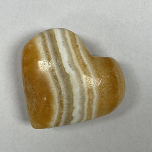 Honeycomb Calcite Heart