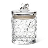 Honeycomb Jar with Bee On Sealed Lid