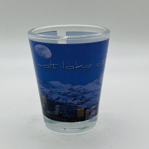 Shot Glass Skyline Night