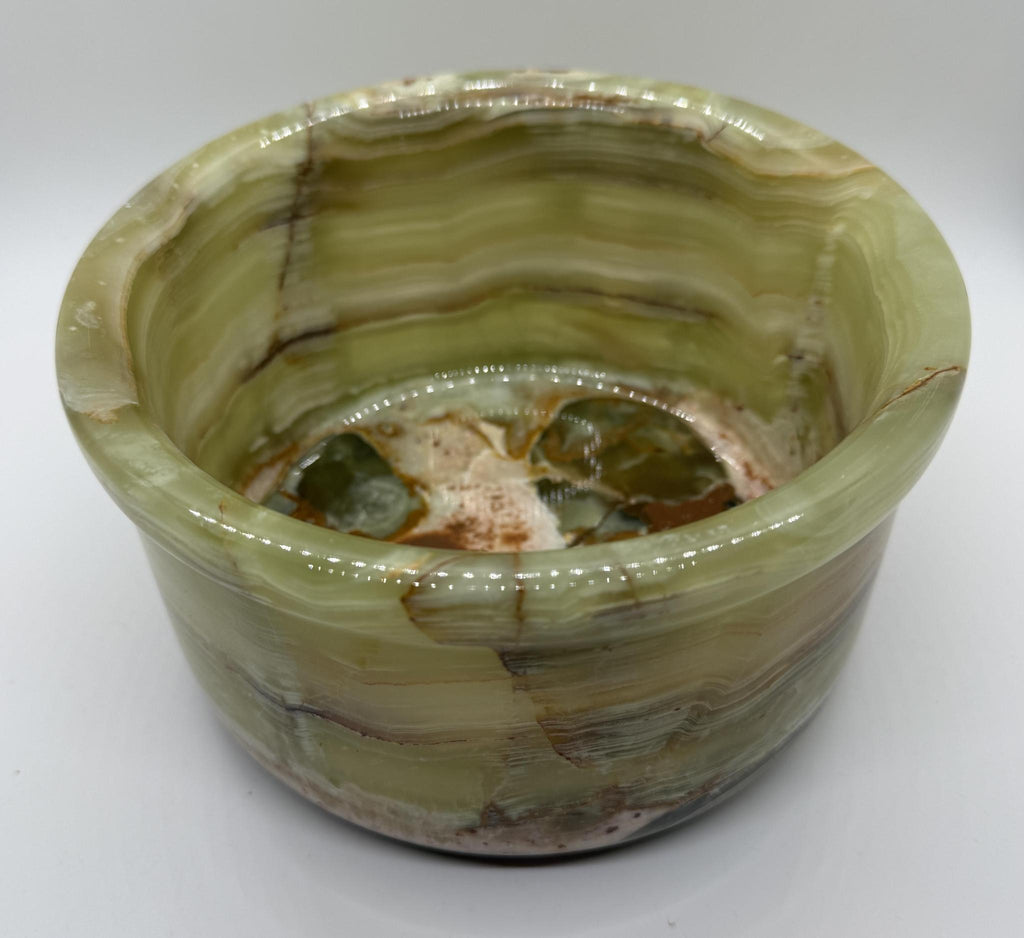 Banded Calcite 7 x 4 Deep Bowl