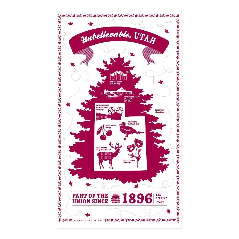 Tea Towel Vestige Utah