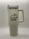Utah Cream Handle Tumbler 40oz