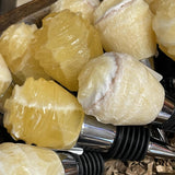 Honeycomb Calcite Rose Bottle Topper