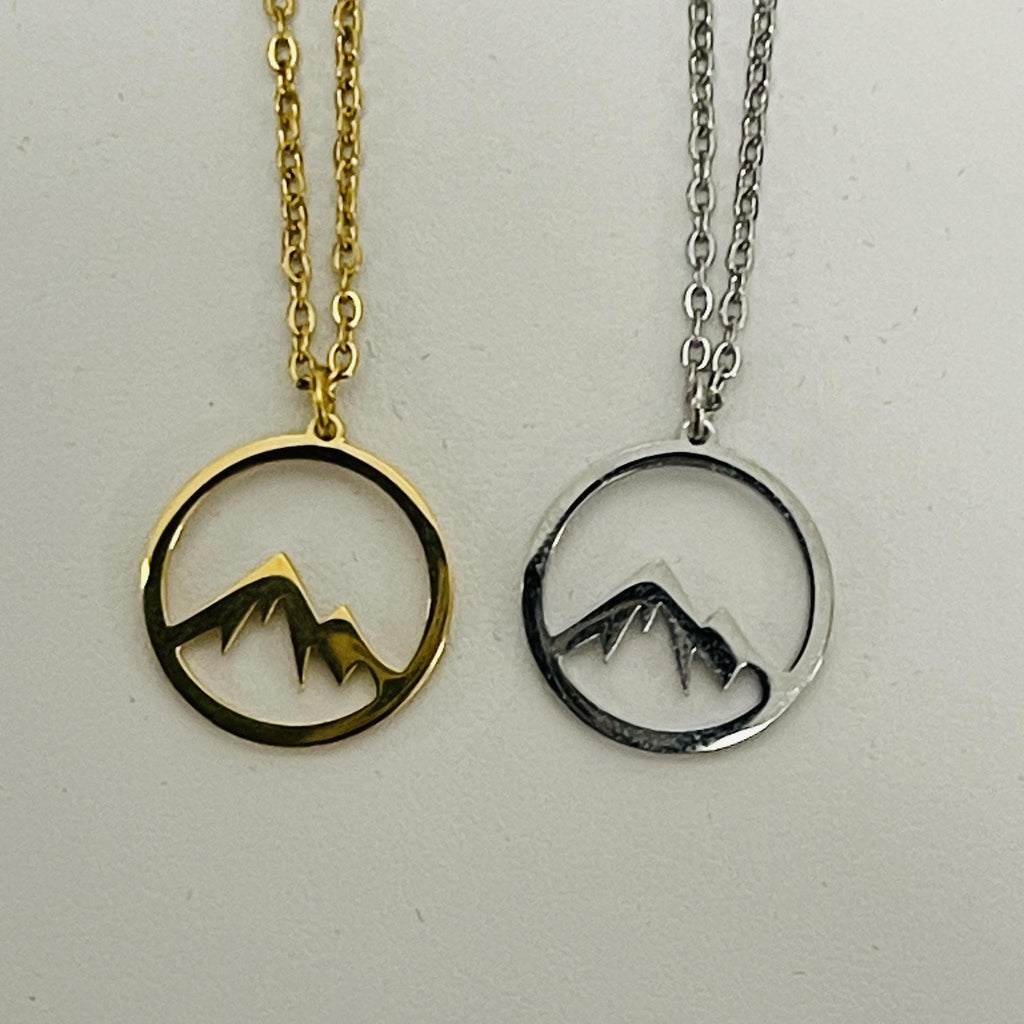Mountain Range Pendant Necklace