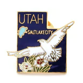 Pin Utah Map Seagull