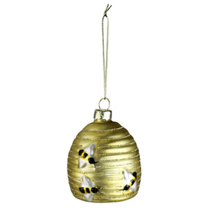 
            
                Load image into Gallery viewer, Glass Beehive Ornament
            
        