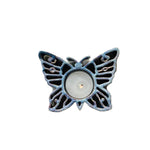 Butterfly Tealight Holder Stoneware