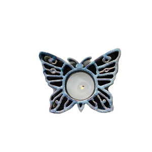 
            
                Load image into Gallery viewer, Butterfly Tealight Holder Stoneware
            
        