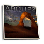 Ceramic Coaster Arches National Park, Utah, Delicate Arch