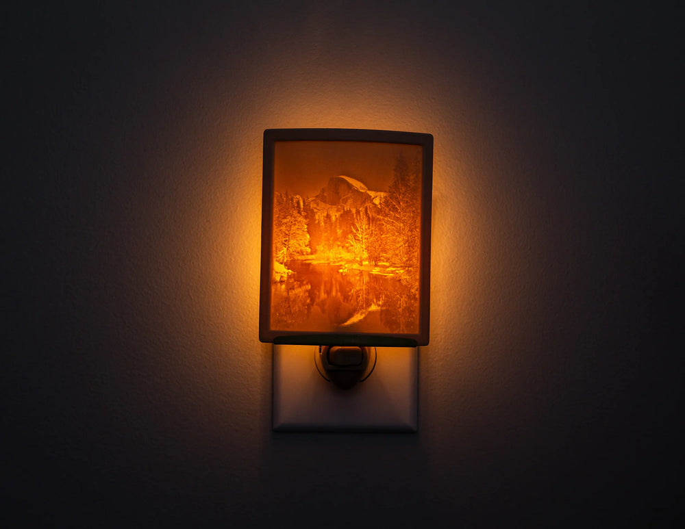 Porcelain Art Night Light Half Dome