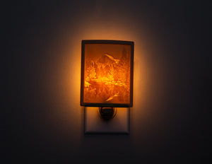 Porcelain Art Night Light Half Dome