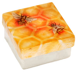 Honey Bee Capiz Box