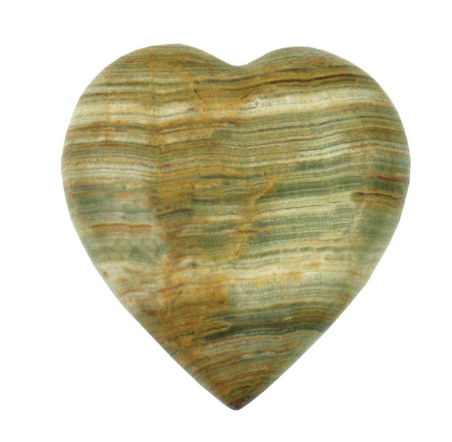 Banded Calcite Heart