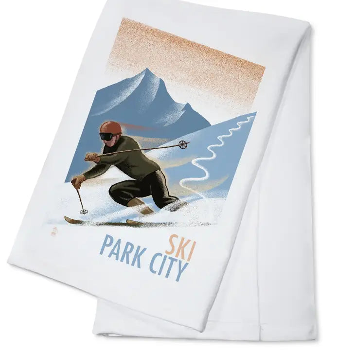 Tea Towel - Park City Ski