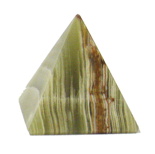 
            
                Load image into Gallery viewer, Banded Calcite Pyramid 2″ Tall
            
        