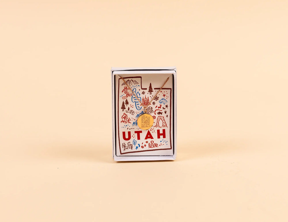 Speaking Of Utah Engraved Pendant