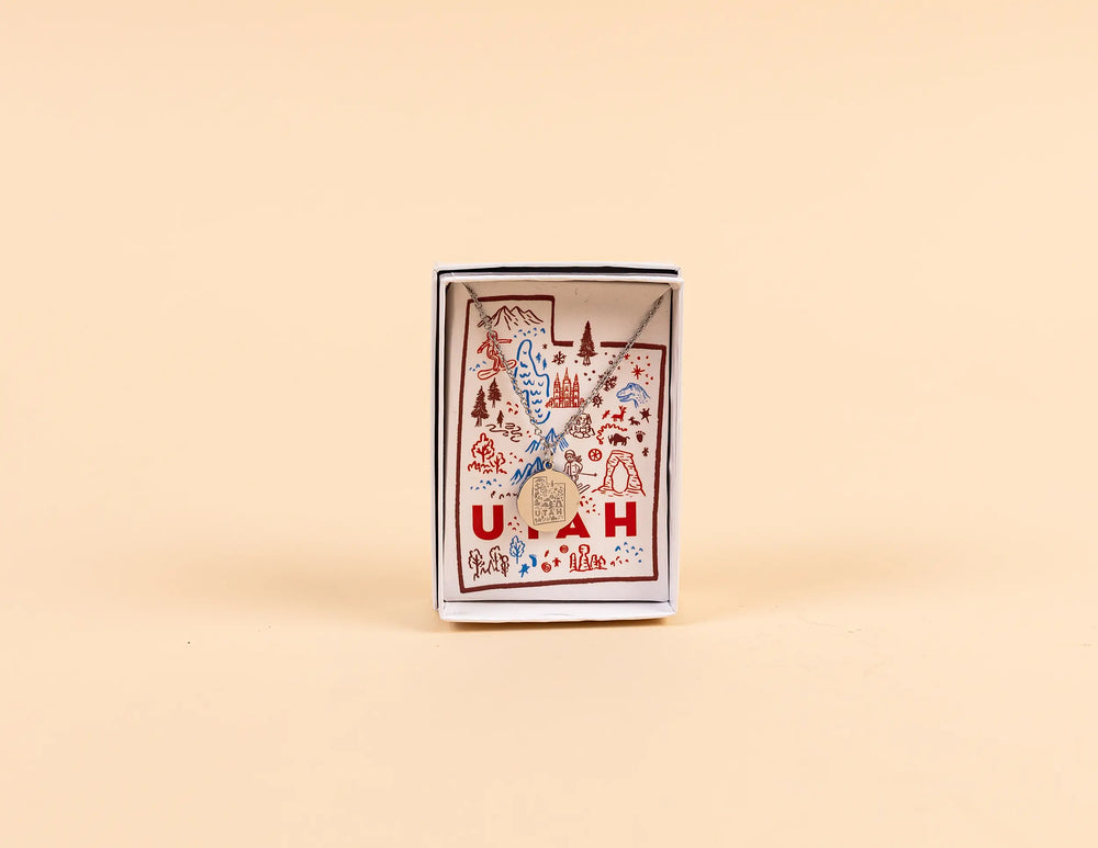 Speaking Of Utah Engraved Pendant