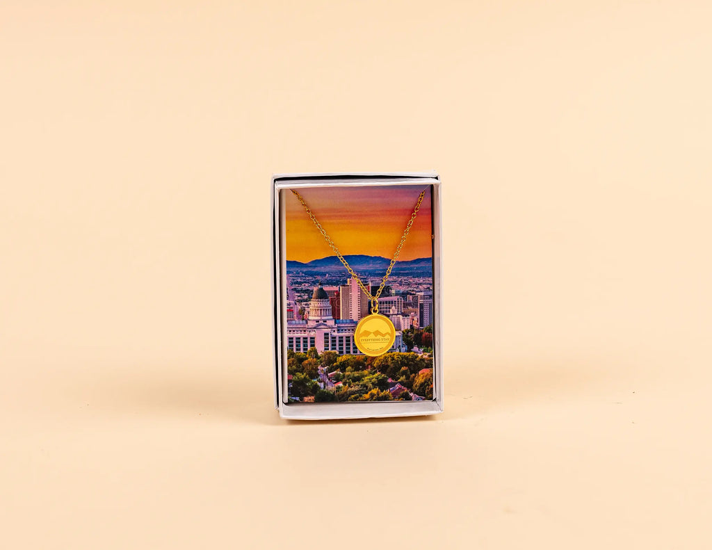 Speaking Of Utah Engraved Pendant