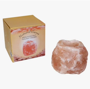 Pink Himalayan Salt T-light Holder