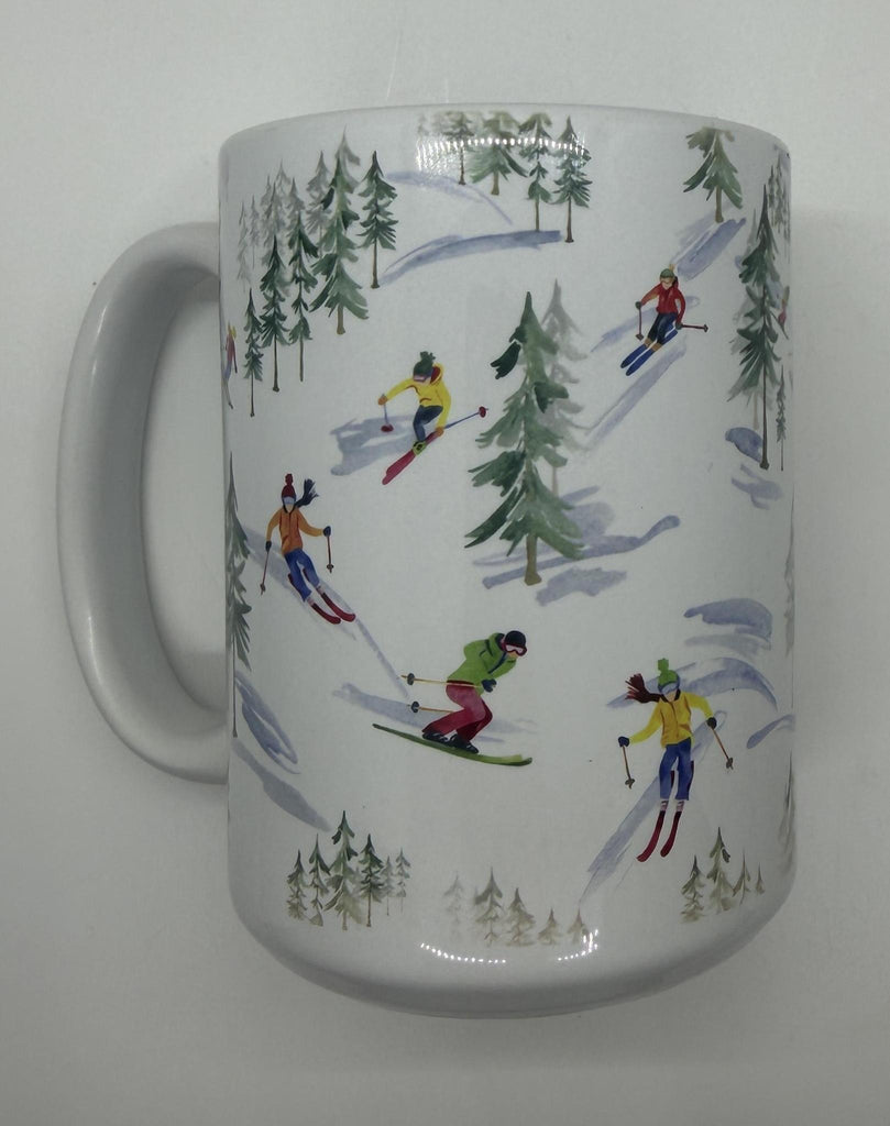 15 oz Down The Slope Ceramic Mug