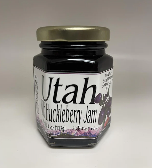 Wild Huckleberry Jam 16oz - Authentic Montana Mountain Berry Spread